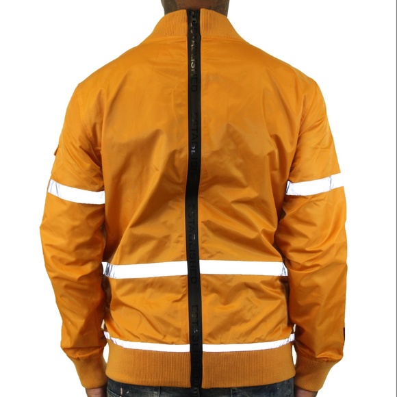 Well Established No Division Nylon Jacket Mustard - Picture 3 of 6